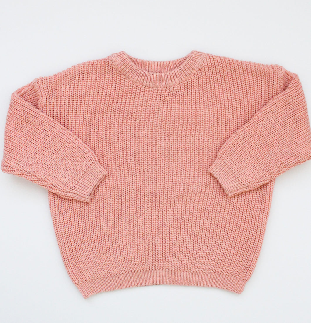 Chunky Oversized Sweater - Pink