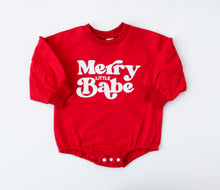Load image into Gallery viewer, Merry Babe Romper

